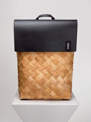 Bolso para mujer con guarda en cuero y manija