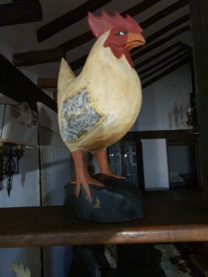 Gallo de madera