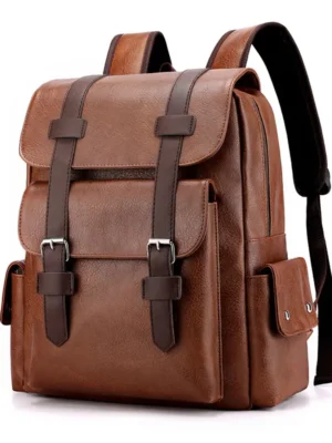 Morral para portátil en cuero