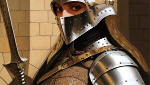 Ojos de Guerrera. Montoya JV, acrílico sobre lienzo