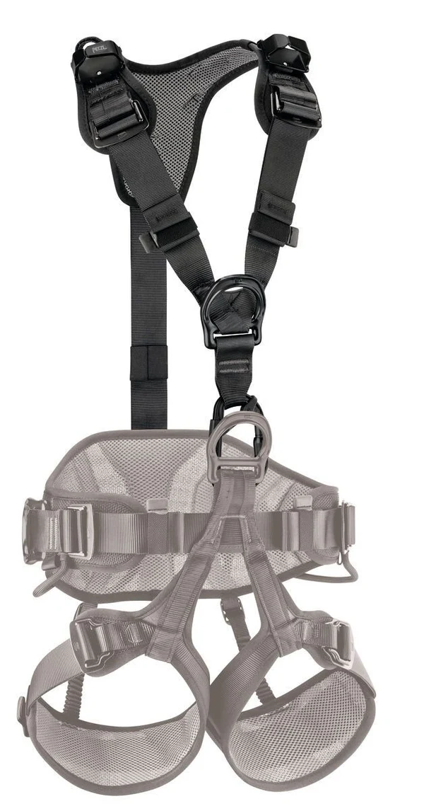 Arnés superior para pecho PETZL TOP negro 2