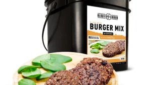 Cubo de hamburguesas de frijol negro 60 porc.