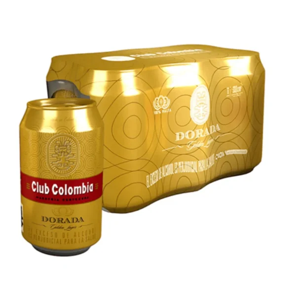 Cerveza Club Colombia Dorada sixpack x 330 ml