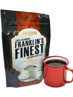 Café Franklin's Finest, 100% Cafe Colombiano, 60 porciones