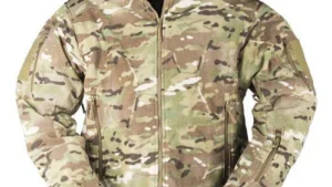 Chaqueta tipo militar camuflado, hombre