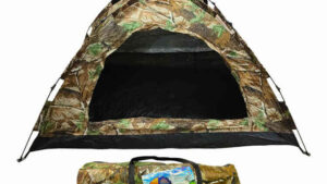 Tienda para camping, 4 personas, armado automático