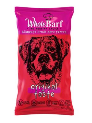 Comida humeda para perros, Whole Barf Original Taste, 500 grs