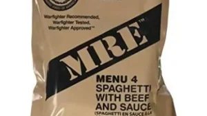 Comida Militar lista para consumir MRE menú 4