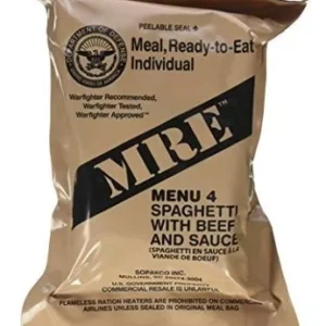 Comida Militar lista para consumir MRE menú 4