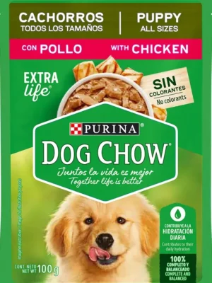 Comida humeda Dog Chow cachorros 100 grs