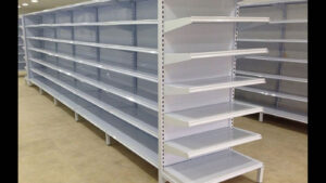 Gondola central supermercado, modulo doble cara