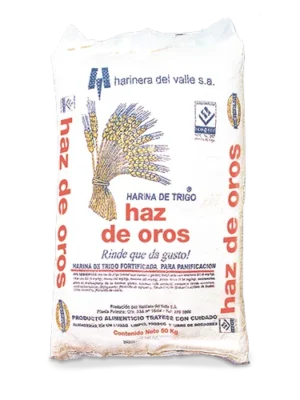 Harina de trigo Haz de Oros, bulto x 50 kls