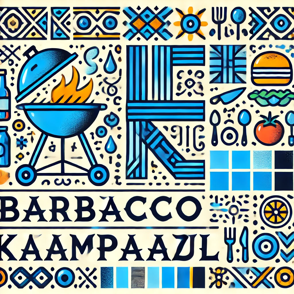 jeroglifico barbacoa kampa azul