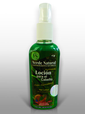 Loción para el cabellos Verde Natural