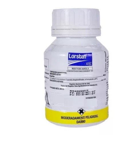 Lorsban insecticida agrícola 250 cc