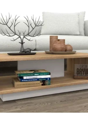 Mesa auxiliar, madera, diseño moderno
