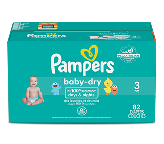 Pañal Pampers etapa 3, 82 unds