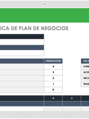 Plantilla plan de negocios
