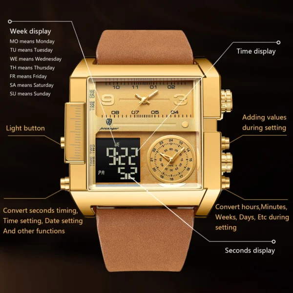 Reloj Poedagar, 4 versiones,