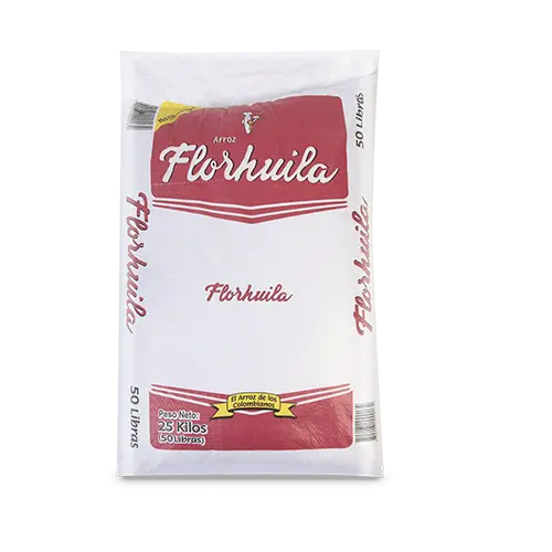 Arroz blanco Flor Huila bl x 25 kls