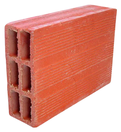 Bloque nro 4 6 huecos 10x20x40 cm